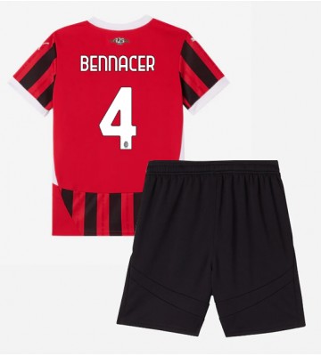 AC Milan Ismael Bennacer #4 Hemmakläder Barn 2024-25 Kortärmad (+ Korta byxor)